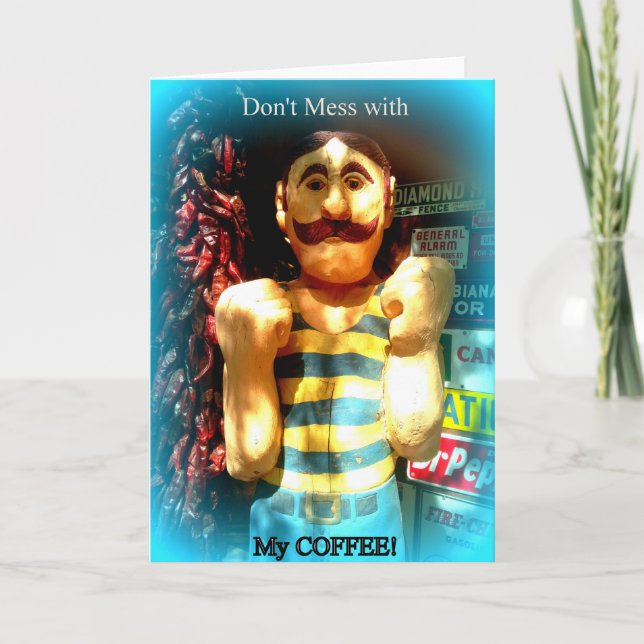 coffee lover's greeting card (Front)