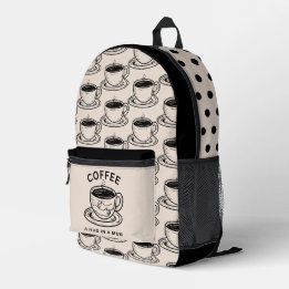 Coffee Lovers | Hug in a Mug Backpack