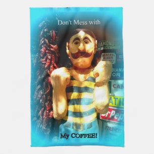 coffee lover's kitchen towel