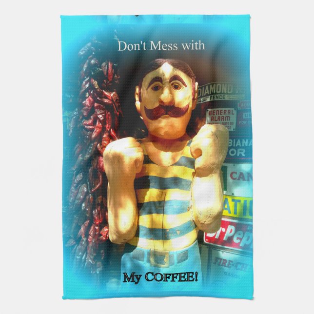 coffee lover's kitchen towel (Vertical)