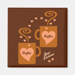 Coffee Lovers magnet, customise Magnet