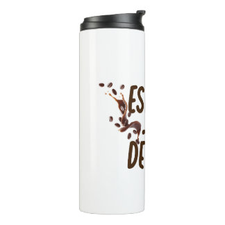 Coffee Lovers More Espresso Less Depresso Thermal Tumbler