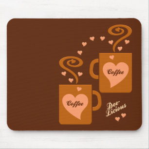 Coffee Lovers mousepad, customise Mouse Mat