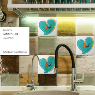 Coffee LoverS muackS Espresso Tile
