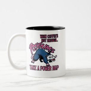 Coffee Lover's Mug. No Shame in Taking a Nap. Two-Tone Coffee Mug