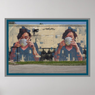 Coffee Lovers Mural Poster