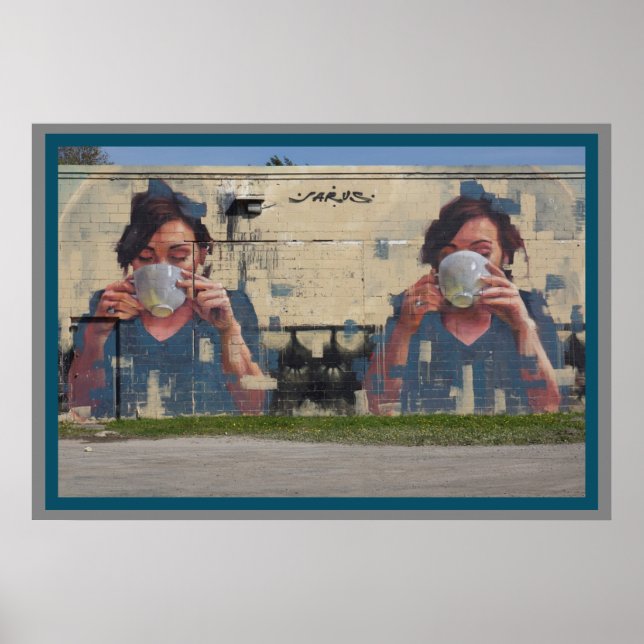 Coffee Lovers Mural Poster (Front)