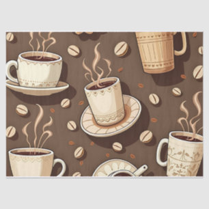 Coffee Lovers' Paradise: Cosy Brews & Beans Tissue Tissue Paper