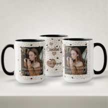 Coffee Lovers Photo Name Christmas Gift for Her