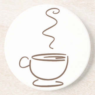 Coffee lover's Sandstone Coaster