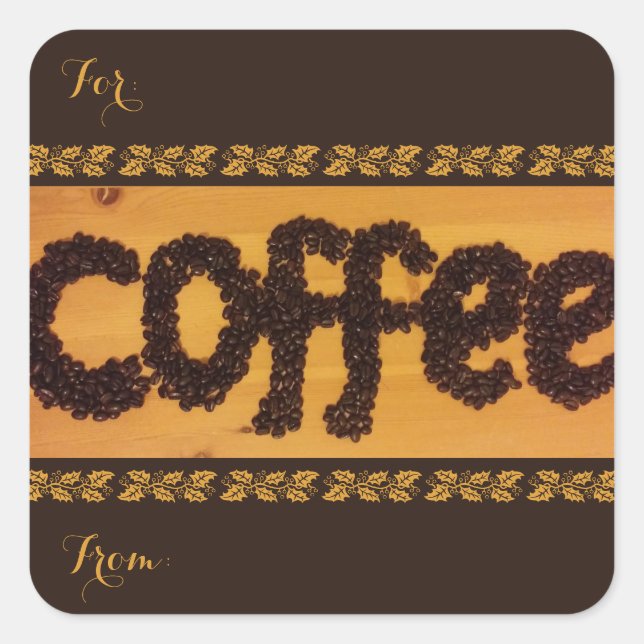 Coffee Lover's Sticker by RoseWrites (Front)