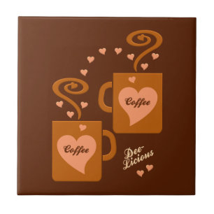 Coffee Lovers tile, customise Tile