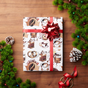 Coffee Lovers Wrapping Paper