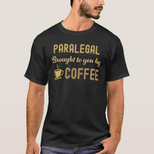 Coffee Loving Paralegal Busy Exhausted Cute T-Shirt