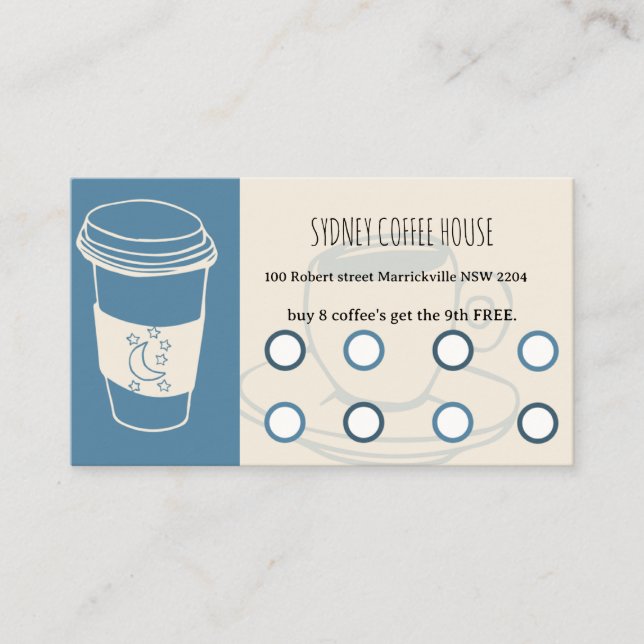 Coffee Loyalty Card (Front)