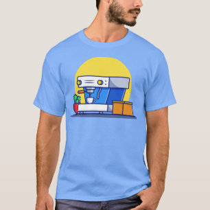 Coffee Machine Pod Cup Cactus And Box T-Shirt