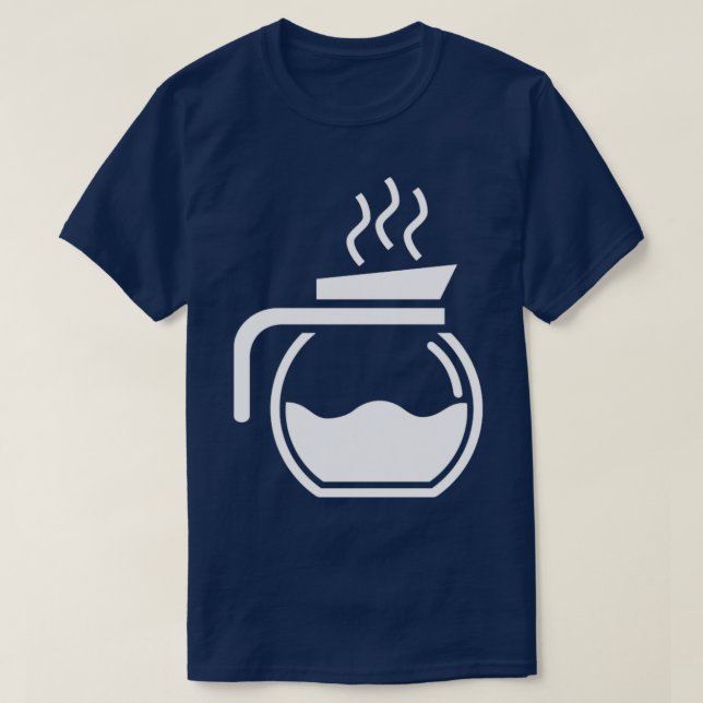 Coffee machine pot T-Shirt (Design Front)