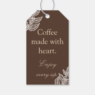 Coffee Made With Heart Enjoy Every Sip Tag