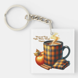Coffee Makes Things Happen Key Ring