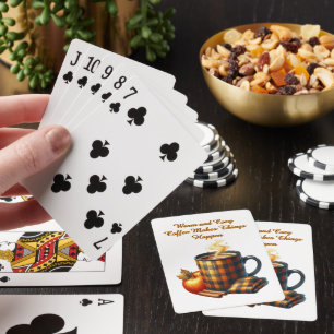 Coffee Makes Things Happen Playing Cards