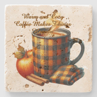 Coffee Makes Things Happen Stone Coaster