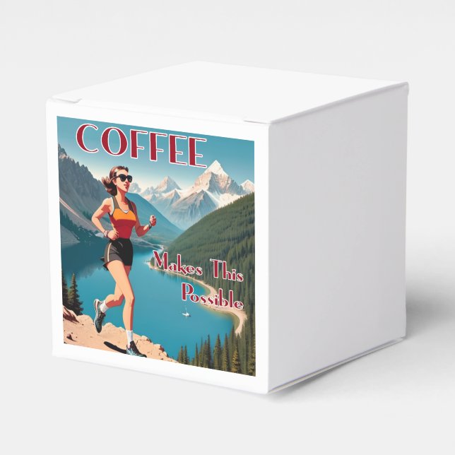 Coffee Makes This Possible Running Favour Box (Front Side)