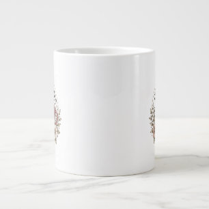 Coffee Mamas Caffeinated with Love – Aesthetic Flo Large Coffee Mug