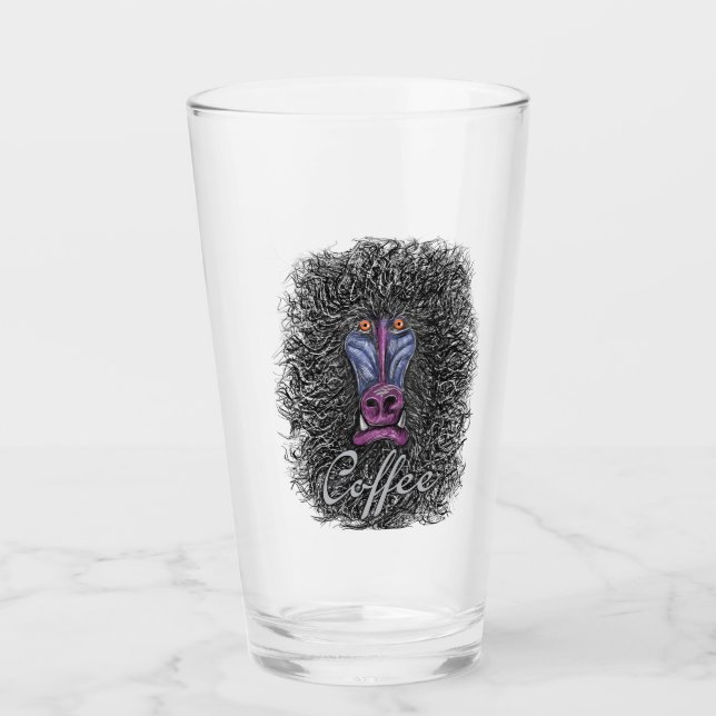 Coffee Mandrill Glass (Front)