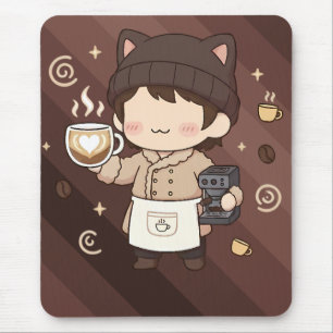 Coffee Master Espresso Expert Art Mouse Mat