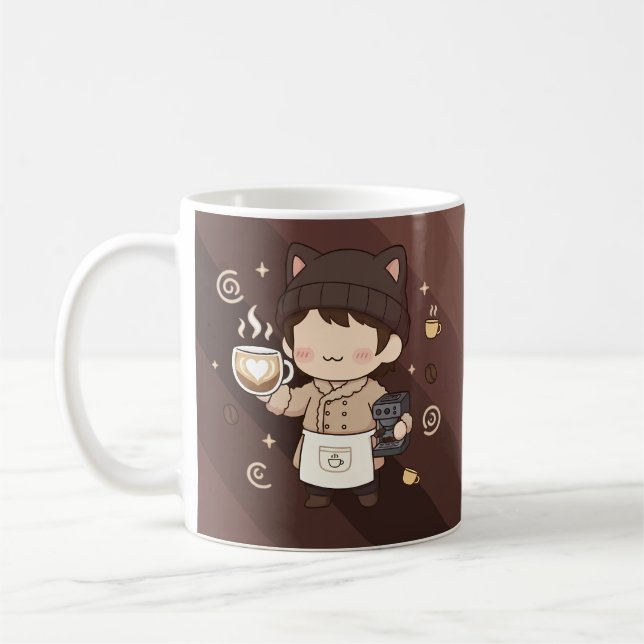 Coffee Master Espresso Expert Art Mug (Left)