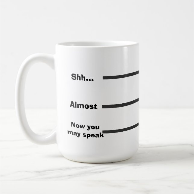 Coffee Measurement Mug (Left)