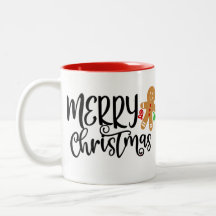 Coffee Merry christmas cookie  decoration mug
