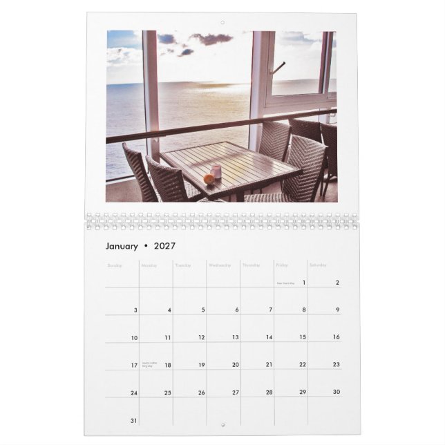 Coffee Moments Calendar (Jan 2027)