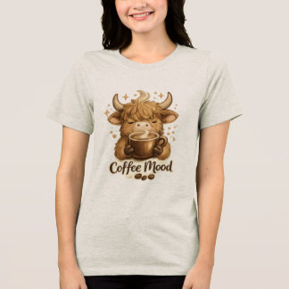 Coffee Mood Cow Tee