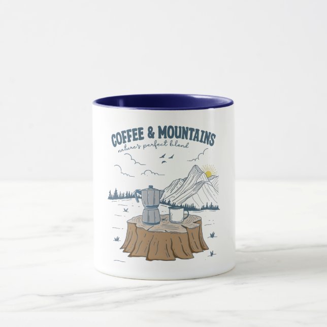 Coffee & Mountains Mug (Center)