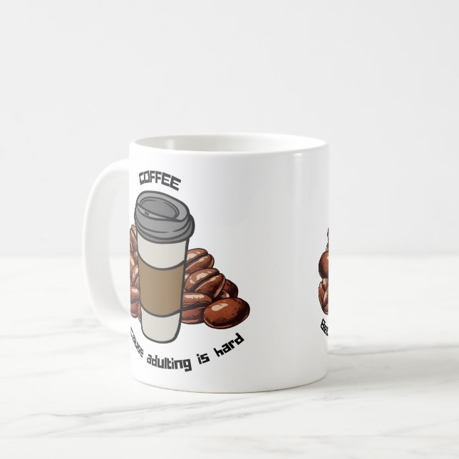 coffee mug (Front Left)