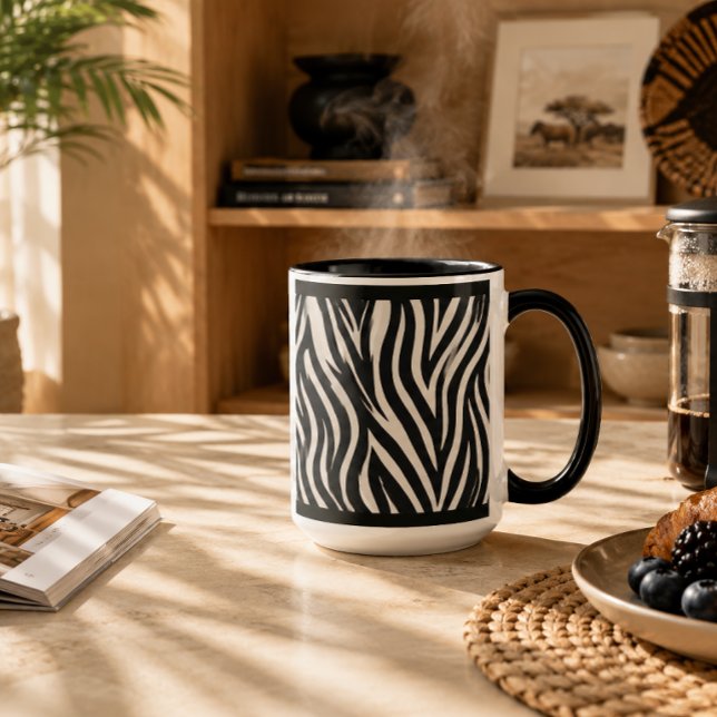 COFFEE MUG 11 OZ. "ZEBRA" (Creator Uploaded)