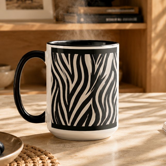 COFFEE MUG 15 OZ. "ZEBRA" (Creator Uploaded)