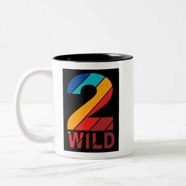 Coffee Mug 2 Wild design (Left)
