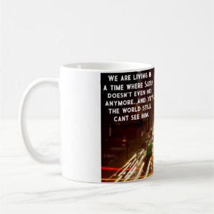 coffee mug about Satan and Jehovah's Witnesses 