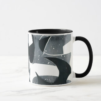 Coffee Mug - Abstract Design, 'Blades'