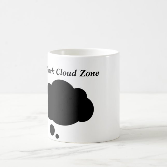 COFFEE MUG, ANTI NEGATIVITY, ANTI BLACK CLOUD, MUG (Center)