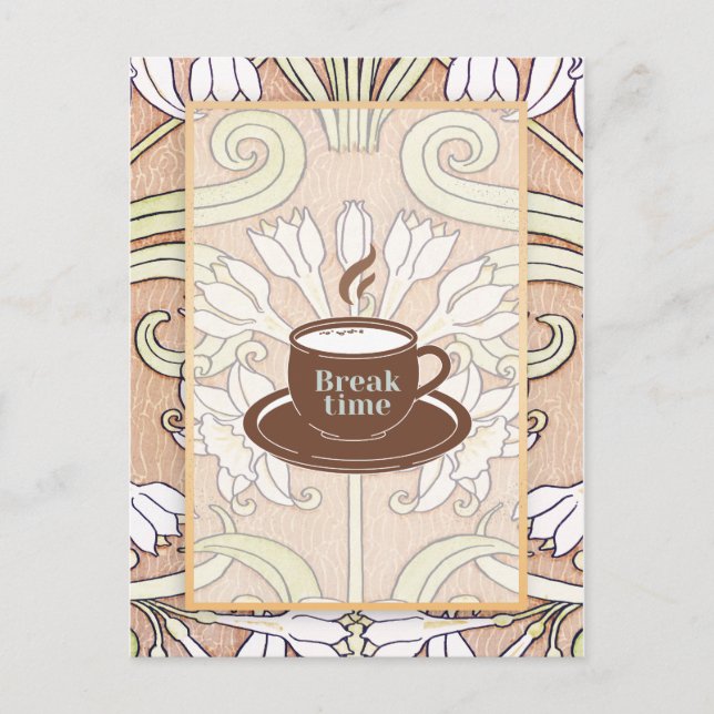 Coffee Mug Art Postcard (Front)