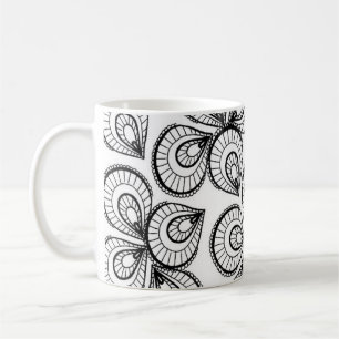 Coffee Mug - Black and White Design Pattern
