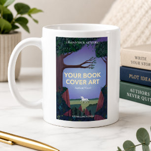 Coffee Mug Book Cover Art Author Promo Gift