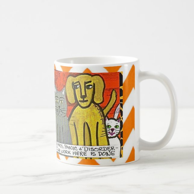 COFFEE MUG-CHAOS, PANIC, DISORDER COFFEE MUG (Right)