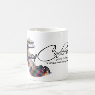 Coffee Mug Cinderella Colourful Shoes Quote Tea Cu
