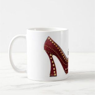 Coffee Mug Cinderella Red Shoes Quote Tea Cup