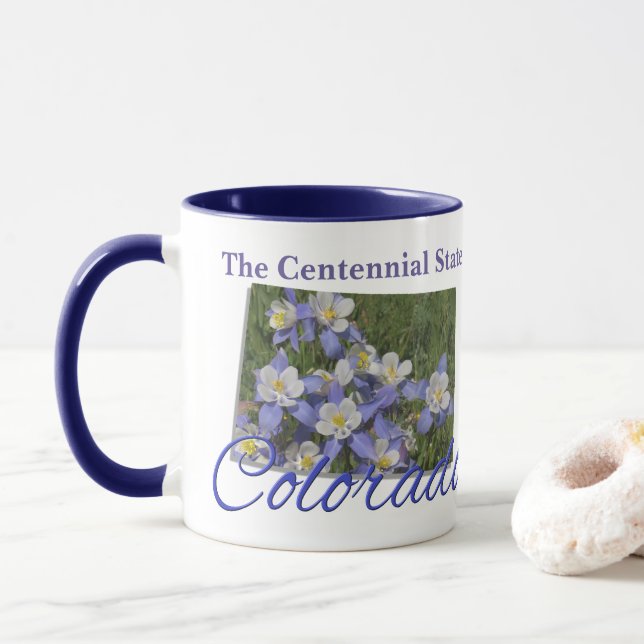 Coffee Mug - COLORADO (With Donut)