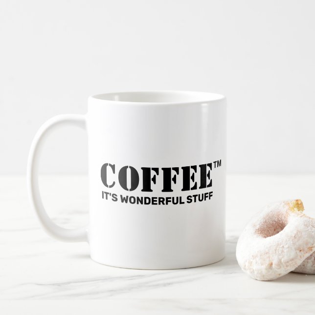 Coffee™ Mug (Customise It!) (With Donut)